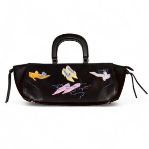 Sydney Love handbag with embroidered shoe design